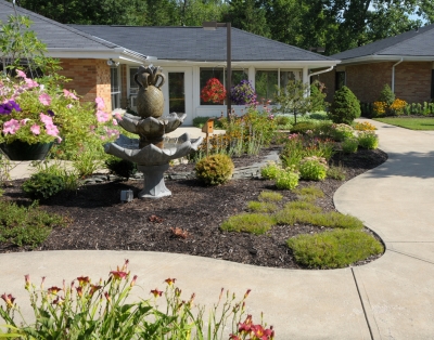 outdoor courtyard